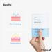 P.CALM Hyaluronic Acid Melting Patch | Vegan Deep Hydrating Facial Treatment Mask for Sensitive Skin | 5 Patches | Korean Skincare - Buy Online on GoSupps.com