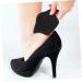 FRCOLOR Anti-Abrasion Heel Cushions - 4 Pairs of High Heel Pads & Sneaker Heel Stickers | Black Shoe Grips (11.3x8cm) for Ultimate Comfort - Buy Online on GoSupps.com