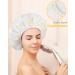 Auban Waterproof Shower Hood for Women | Terry & EVA Material | Reusable Double-Folded Bathing Cap - Large Yellow All Hair Lengths - Buy Online on GoSupps.com