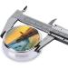 Buy Sunset in Barcelona Round Pill Box Organizer - 3 Compartments for Travel & Daily Use - Portable Design for Purse & Pocket - Buy Online on GoSupps.com