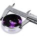 Buy Butterfly Purple Round Pill Box - 3 Compartment Portable Travel Medicine Organizer | Mini Decorative Pocket Purse Pill Case - Buy Online on GoSupps.com