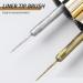 Glitter Gold & Silver Gel Nail Art Set | 2Pcs Soak-off Gel Polish with Thin Brush | DIY Nail Decoration Pen for Home Manicure - Buy Online on GoSupps.com
