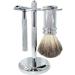 Buy Lefeda Simply Men's Shaving Brush & Double Edge Safety Razor Set - Stainless Steel Wet Shaver with Badger Hair Brush Holder - Premium Grooming Essentials - Buy Online on GoSupps.com