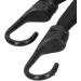 Luggage Hook Elastic Rope Elastic Rope Fixing Strap 2 Hooks Bungee Cord for Motorcycle Helmet Luggage Holding Rubber Black - Buy Online on GoSupps.com