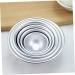 OUNONA 18 Pcs Mold Ball Cake Pans Chocolate Candy Baking Cookie Moulds Mini Dome Cake Tins Muffin Baking Cups Hemisphere Cake Pan Sphere Cake Mould Paper Cup Non Stick 3D Aluminum Alloy Silverx3pcs 8X8X4CMx3pcs - Buy Online on GoSupps.com