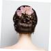 DOITOOL Bridal Headwear Bridal Flower Hair Comb Pearl Veil Flower Hair Accessories Bridal Hair Clip Wedding Tiara Crystal Hair Comb Rhinestone Hair Comb Floral Hair up Fabric Bride French - Buy Online on GoSupps.com