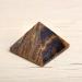 Natural Crystals&Gmestone Pyramid Quartz Stone Hand Polished Tiger Eye Pyramids 60MM 2.36inches Stone Collection - Buy Online on GoSupps.com