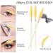 Buy MyAoKuE 102PCS Eyelash Extension Kit - Disposable Mascara & Lip Wands Glitter Lash Shampoo Brushes - International Shipping - Buy Online on GoSupps.com