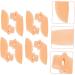 Silicone Toe Separator Set - 4 Pairs Thumb Protector for Big Toe Joint, Hallux Valgus, Hammer Toe - Portable Spacer with Silica Gel Skin Color - 7x3.5cm - Buy Online on GoSupps.com