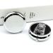 Round Tiger Print Pill Box | 3-Compartment Metal Organizer | Portable Decorative Medicine Case - Buy Online on GoSupps.com