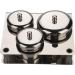 Stainless Steel Nail Art Mini Powder & Liquid Set with 3 Professional Cups Brush Holder. Rust-Resistant Enhance Your Work Image - Buy Online on GoSupps.com