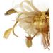 Bridal Hair Accessories Womens Mesh Ribbon Fascinator Hat Contrast Color Flower Wedding Headband Gold Hair Pins - Buy Online on GoSupps.com