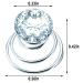60 Pieces Rhinestone Hair Spiral Clips - Silver Swirl Hair Pins for Wedding, Prom & Parties - Buy Online on GoSupps.com