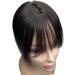 Bangs Hair Clip in Bangs Transparent Swiss Lace Human Hair Bangs Clip In Fringe Hairpieces Extension For Women Breathable Remy Hair Bangs Hair Extensions(8x10 Brown) - Buy Online on GoSupps.com