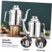 ABOOFAN Oil Can Seasoning Bottle Stainless Steel Oil Pot Kitchen Supplies Oil Dispenser Oive Home Oil Bottle Storage Container Japanese-style Condiment Bottles Kitchen Pot Castor 13X6X6CM As Shown - Buy Online on GoSupps.com