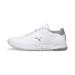 PUMA Men's Proadapt Alphacat Leather Golf Shoe 41 EU Puma White Puma Silver