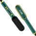 Hair Straightener Brush Straightening Brush with 31 Temp Settings Ceramic Hot Comb with LCD Display Ionic Straightening Brush Curling Comb (Green)