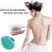 Long Handle Shower Back Scrubber with Bristle & Loofah | Hair Scalp Massager Shampoo Brush | Body Scrubber for Women Men & Pets - Blue - Buy Online on GoSupps.com