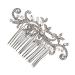PLAFOPE 1pc Comb Rhinestone Bobby Pins Bridal Headpieces for Wedding Bride Hair Clip Headwear Decor Bride Headpieces for Wedding Rhinestone Headdress Pearl Hair Pin Pearl Hair Clip Alloy