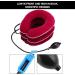 Loft Stone Inflatable Neck Stretcher - Adjustable Neck Support & Decompression Pillow for Chronic Spinal Relief - Rose Red - Buy Online on GoSupps.com
