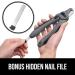 Professional Pet Nail Clippers and File - Stainless Steel - Safety Guard - Comfort Handle - Dog and Cat Trimmer - Large Gray - Buy Online on GoSupps.com