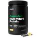Vilgain Grass-Fed Multi Whey Protein - 77% concentr de lactos rum isolat et cas ine agit imm diatement apr s l'entra nement et en cas de carence prolong e en prot ines formule purement naturelle Vanille 900g