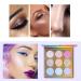 UCANBE Kaleidoscope Holographic Highlighter Makeup Palette - 9 Color Polarized Shimmer Illuminating Glow Set - Buy Online on GoSupps.com