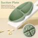 Baby Weaning Set 8pcs | Toddler Feeding Set with Adjustable Bib | Suction Bowl, Cup, Fork, and Spoon | Cutlery Set for Easy Cleaning | Green - Buy Online on GoSupps.com