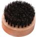 Beavorty 3-Pack Portable Beard Brushes & Round Hairbrush for Men | Soft Travel Hairbrush for Dense Beards | Brown & Black 5.8x5.8x5.4cm - Buy Online on GoSupps.com