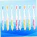 Lurrose 16-Pack Elastic Ray Toothbrushes for Travel | Manual Oral Care Accessories & Cleaning Tools - Buy Online on GoSupps.com