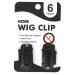 PNK Trend Self Snap On Wig Clip 6PCS (Black) - No Sewing Needed, Made in Korea - Buy Online on GoSupps.com