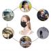 100PCS 3-Ply Black Disposable Face Mask for Filter Protection - Buy Online on GoSupps.com