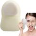 Silicone Facial Cleansing Brush | Double-Side Silicone Facial Cleansing Brush - 2 in 1 Facial Brush Face Cleanser for Sensitive Skin Easy to Clean Lather Well Lambo Yellow - Buy Online on GoSupps.com