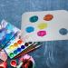 Color Palette Set - Korean Makeup Spatula & Mixing Tray for DIY Cosmetics | Professional Makeup Mixing Plate - Buy Online on GoSupps.com