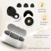 Premium Noise Cancelling Ear Plugs for Sleeping - Reusable Silicone with 3 Size Eartips & Portable Case (White - Buy Online on GoSupps.com