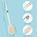 DeaLott Dual-Sided Back Scrubber with Long Handle - Shower Brush for Men and Women - Exfoliating Wet/Dry Body Brush with Stiff and Soft Bristles - Buy Online on GoSupps.com