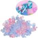 Tnfeeon 100-Pack Small Baby Pacifiers - Acrylic Mini Color Toys for Birthdays | Transparent Pink & Blue Calming Pacifiers - Buy Online on GoSupps.com