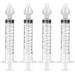 4 pieces of nasal shower yutou 10ml syringe nose rinse for newborn baby children safe nose cleaner with cleaned and reusable silicone suction tip