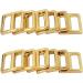DGOL 10pcs 1 inch Zinc Alloy Slider Tri-Glide Buttons - Gun Metal Adjustable Buckle Fasteners - Buy Online on GoSupps.com