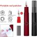 Electric Nail Drill Machine Cordless Portable Rechargeable 15000RPM Forward & Reverse Design Polishing Shape Nail File Set for Gel Nails/Acrylic Nails/DIY Manicure & Pedicure Red - Buy Online on GoSupps.com