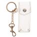 CALLARON Lipstick Holder Keychain Chapstick Sleeve Pouch Lip Balm Holder Keychain Clear Lipstick Pouch Women Girls