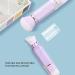 Dual Head Retractable Powder Brush Soft Bristles Odorless Portable Makeup Brush Exquisite Craftsmanship for Travel (Purple) - Buy Online on GoSupps.com