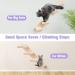 BEBOBLY Reversible Cat Climbing Shelf | Wall Mounted Cat Stairs Ladder | 4 Step | Eco-Friendly Sisal Rope | Perch Platform | Scratching Post | Activity Tree - Buy Online on GoSupps.com