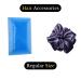 Double Sided Lice Removal Combs & Silk Satin Hair Scrunchies - Effective Lice Comb & Stylish Accessories for All Hair Types - Ideal for Daily Use (Blue Orange - Buy Online on GoSupps.com