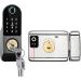 No Wiring Security Home Gate Door Keyless Entry Card WiFi Smart Door Lock Digital Dou Side Fingerprint Rim Lock (Color : (Dou) Remote) ((Double) Remote) - Buy Online on GoSupps.com