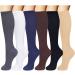 HardyDev Graduated Compression Socks - Navy, Size L/XL - Speed Performance & Recovery Support for Women, Men, Nurses - Buy Online on GoSupps.com