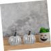 DECHOUS 20 Pcs Foam Pumpkin Halloween Pumpkin Decorations Glitter Pumpkins Small Artificial Pumpkins Halloween Foams Pumpkins Artificial Pumpkins Prop Pumpkin Ornaments Gold Powder Silverx2pcs 5CMx2pcs - Buy Online on GoSupps.com