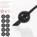 Shop Healeved 20 Pair Anti-Slip Rings for Glasses - Comfortable Slipproof Glass Holder & Replacement Ear Hooks - Perfect for Kids & Adults - Buy Online on GoSupps.com