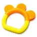 PREMYO Silicone Teething Ring for Babies - Cooling Relief BPA-Free & Soft - Reduces Teething Pain - Orange Yellow - Buy Online on GoSupps.com