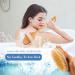 Back Brush Long Handle For Shower Exfoliator Brush For Dry Skin Brush Natural Bristle Body Brush For Cellulite Bath Brush Detachable Handle